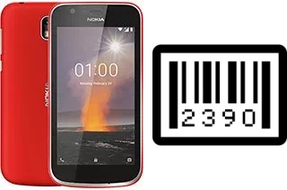 So sehen Sie die Seriennummer auf der Nokia 1