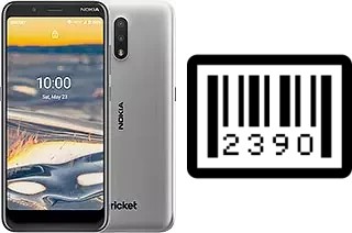 So sehen Sie die Seriennummer auf der Nokia C2 Tennen