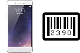 So sehen Sie die Seriennummer auf der Oppo Mirror 5s