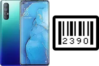 So sehen Sie die Seriennummer auf der Oppo Reno3 Pro