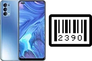 So sehen Sie die Seriennummer auf der Oppo Reno4