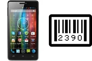 So sehen Sie die Seriennummer auf der Prestigio MultiPhone 5500 Duo