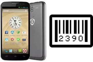 So sehen Sie die Seriennummer auf der Prestigio MultiPhone 5503 Duo