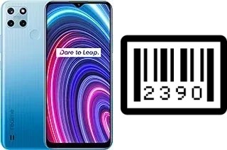 So sehen Sie die Seriennummer auf der Realme C25Y