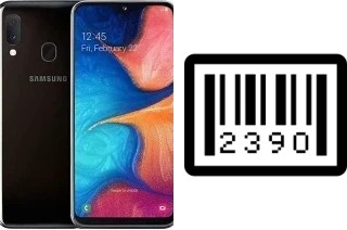 So sehen Sie die Seriennummer auf der Samsung Galaxy A20e