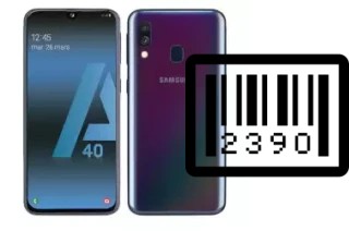 So sehen Sie die Seriennummer auf der Samsung Galaxy A40s