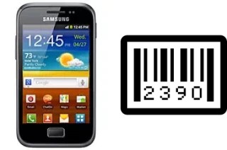 So sehen Sie die Seriennummer auf der Samsung Galaxy Ace Plus S7500