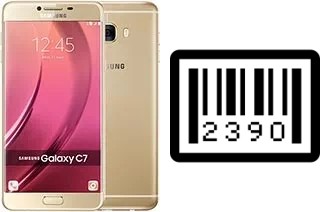 So sehen Sie die Seriennummer auf der Samsung Galaxy C7