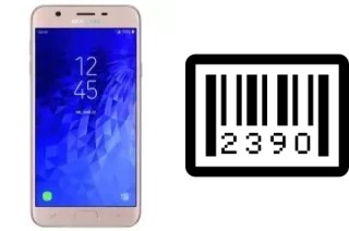 So sehen Sie die Seriennummer auf der Samsung Galaxy J7 Refine (2018)