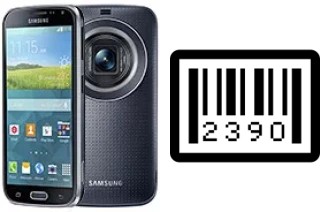 So sehen Sie die Seriennummer auf der Samsung Galaxy K zoom