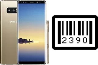 So sehen Sie die Seriennummer auf der Samsung Galaxy Note8