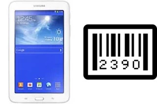 So sehen Sie die Seriennummer auf der Samsung Galaxy Tab 3 lite 3G