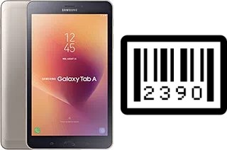 So sehen Sie die Seriennummer auf der Samsung Galaxy Tab A 8.0 (2017)