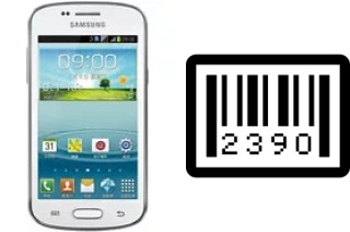 So sehen Sie die Seriennummer auf der Samsung Galaxy Trend II Duos S7572