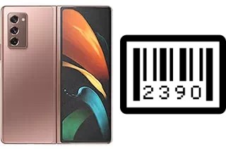 So sehen Sie die Seriennummer auf der Samsung Galaxy Z Fold2 5G