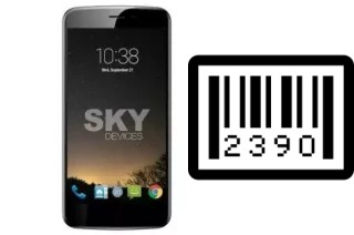 So sehen Sie die Seriennummer auf der Sky-Devices Sky Elite 5-5L Plus