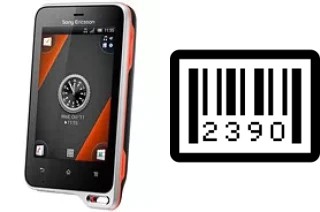 So sehen Sie die Seriennummer auf der Sony Ericsson Xperia active