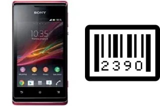 So sehen Sie die Seriennummer auf der Sony Xperia E