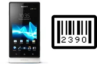 So sehen Sie die Seriennummer auf der Sony Xperia sola