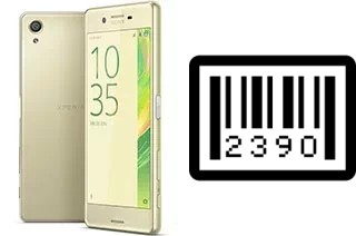 So sehen Sie die Seriennummer auf der Sony Xperia X