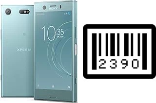 So sehen Sie die Seriennummer auf der Sony Xperia XZ1 Compact