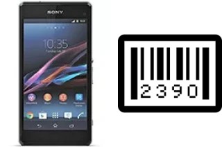 So sehen Sie die Seriennummer auf der Sony Xperia Z1 Compact