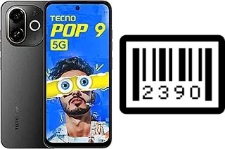 So sehen Sie die Seriennummer auf der Tecno Pop 9