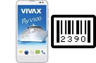 So sehen Sie die Seriennummer auf der Vivax Smart Fly V500