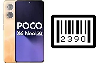 So sehen Sie die Seriennummer auf der Xiaomi Poco X6 Neo