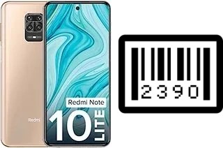 So sehen Sie die Seriennummer auf der Xiaomi Redmi Note 10 Lite