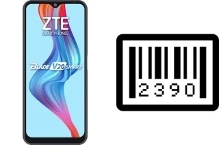 So sehen Sie die Seriennummer auf der ZTE Blade V20 Smart