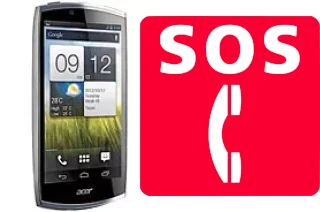 Notrufe auf der Acer CloudMobile S500