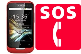 Notrufe auf der alcatel OT-985