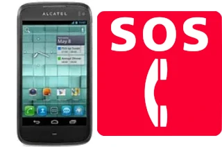 Notrufe auf der alcatel OT-997D