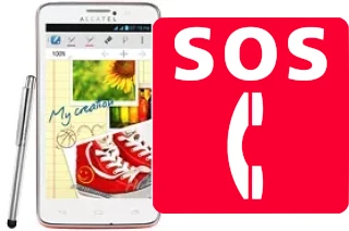 Notrufe auf der alcatel One Touch Scribe Easy