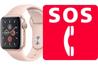 Notrufe auf der Apple Watch Series 5 Aluminum