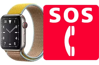 Notrufe auf der Apple Watch Edition Series 5