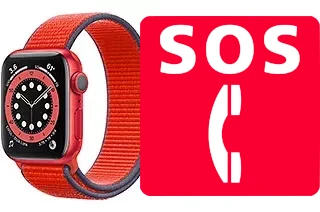 Notrufe auf der Apple Watch Series 6 Aluminum