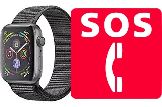 Notrufe auf der Apple Watch Series 4 Aluminum