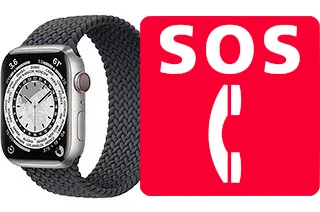 Notrufe auf der Apple Watch Edition Series 7