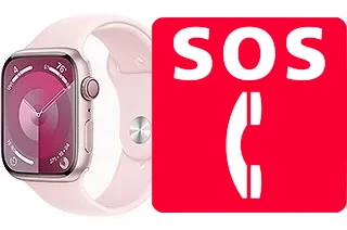 Notrufe auf der Apple Watch Series 9 Aluminum