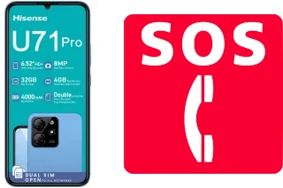 Notrufe auf der HiSense U71 Pro
