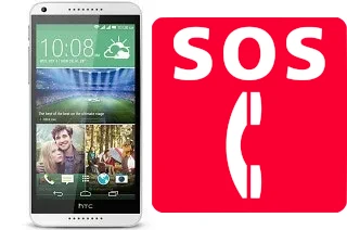 Notrufe auf der HTC Desire 816G dual sim