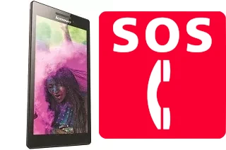 Notrufe auf der Lenovo Tab 2 A7-10