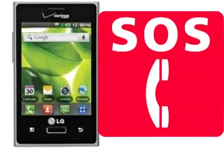 Notrufe auf der LG Optimus Zone VS410