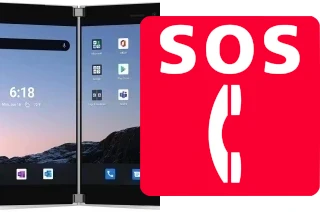 Notrufe auf der Microsoft Surface Duo