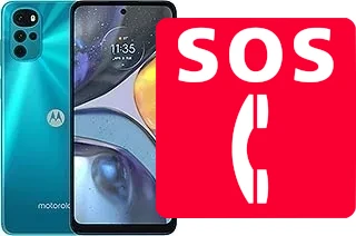 Notrufe auf der Motorola Moto G22
