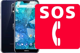 Notrufe auf der Nokia 7.1 Plus (Nokia X7)