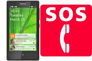 Notrufe auf der Nokia X+