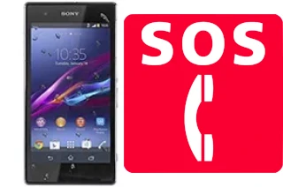 Notrufe auf der Sony Xperia Z1s